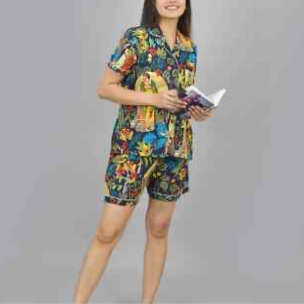 Sur La Vague Frida Kahlo Pajama Set - Size XS/Small 🌺 NWOT